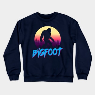 Bigfoot - Retro Aesthetic Tribute Design Crewneck Sweatshirt